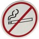 Tabliczka informacyjna samoprzylepna - zakaz palenia 