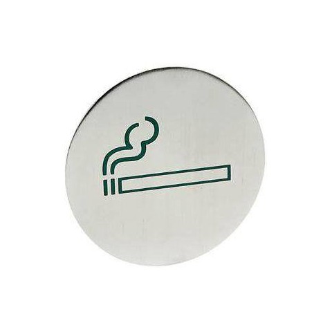 Tabliczka informacyjna samoprzylepna na drzwi - dla palących 
