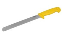 Nóż ząbkowany żółty 300mm
