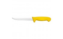 Nóż do oddzielania kości wąski L 150 mm żółty