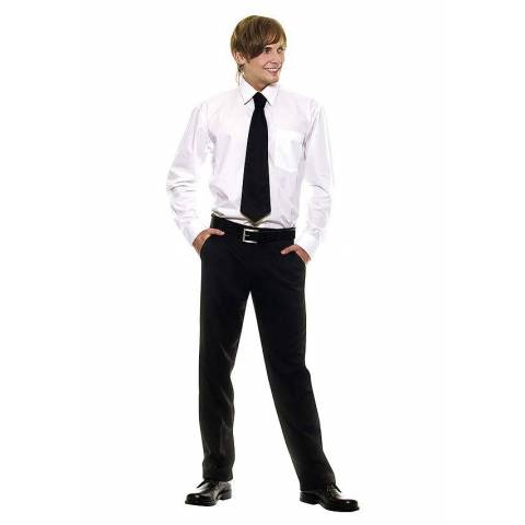 Kelnerskie spodnie Basic BHM 2 kolor czarny rozmiar L