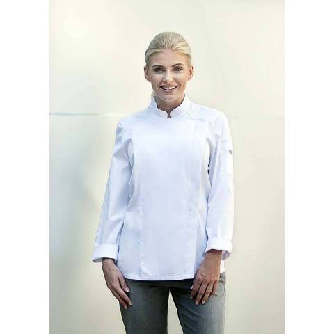 Damska kucharska bluza Naomi JF 17 kolor biały rozmiar 46