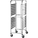 Wózek transportowy ze stali nierdzewnej 14xGN 2/1